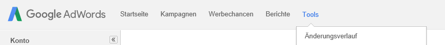 Google AdWords: Änderungsverlauf